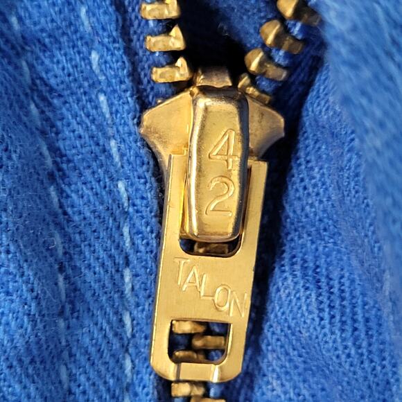 Vintage 70s LEE Straight Jeans Womens 00 22x33 Blue Talon Zip - Picture 3 of 16